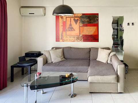 Beautiful, comfortable and cozy 60 square meters simplex apartment, on 3rd floor Malta Athens City Center -  Vicky’s Stylish Apartment Entire rental unit vacation rental 43420388