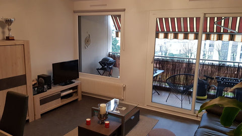 Ambiance scandinave reposante avec vue sur un parc privée. Propriété sécurisée e Lyon, France Chambre privée  idéale pour fête des Lumières Private room in rental unit vacation rental 22022895