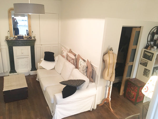 My flat (total 40sqm) is in the north west side of Montmartre hill which is a po Paris, France Sofa bed (king size) in the living room-Montmartre Shared room in rental unit vacation rental 29150950