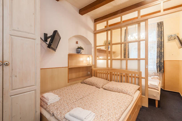 An apartment for 4 people with an equipped kitchen, bathroom and free WiFi. Comf Czechia Comfy Central Apt w WiFi, Kitchen, Cleaning Entire serviced apartment vacation rental 16166405