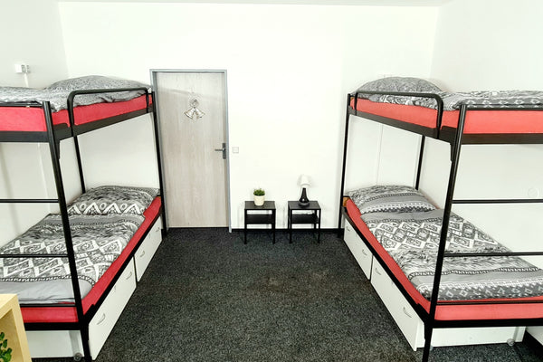 Cozy hostel room with shared bathroom in the very center of Prague 1 on Wencesla Prague, Czechia Nice room for 6 firends in the heart of Prague Private room in hostel vacation rental 53360093