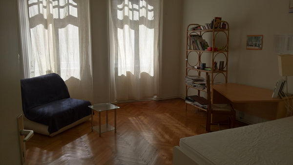 This is my roommates room¸which I was renting it in the summer, and now he is go  A spacious, quiet room in the 9th! Private room in rental unit vacation rental 19654144