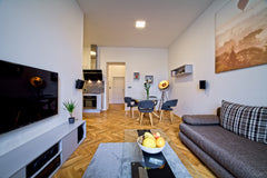 Das Apartment ist ruhig, komplett möbliert und verfügt über eine nagelneue und v Prague, Czechia Hochwertiges Appartement in Zentrumsnähe Entire rental unit vacation rental 23841428