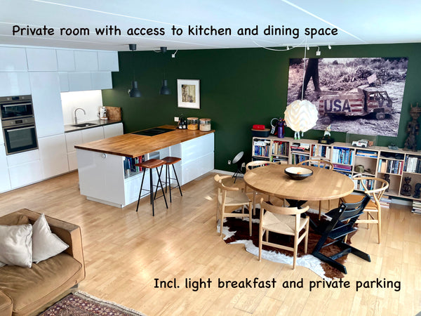 Her er mulighed for at hvile ud, når man besøger København, enten som turist ell Copenhagen, Denmark Room with breakfast, own parking. Close to airport Private room in condo vacation rental 51054965