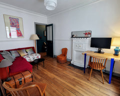 Charmant 2p de 36m² (18e, au tout début de la rue Ordener) avec charme de l'anci Paris, France Beau 2p typique sacré cœur / Sweet parisian flat Entire rental unit vacation rental 2436418
