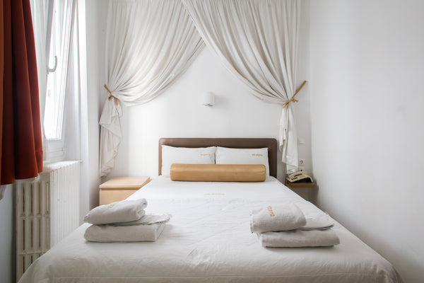 Economy Double  room is 12sqm featuring a double bed. Overlooking a pedestrian s Athens, Attica, Greece Economy Double room Room in hotel vacation rental 10513581
