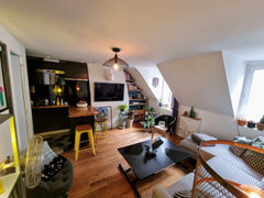 Pictures tell a lot already, but my flat is quite cool in a very quiet bulding a Paris, France 1 bedroom flat near rue de la roquette Entire condo vacation rental 15930133
