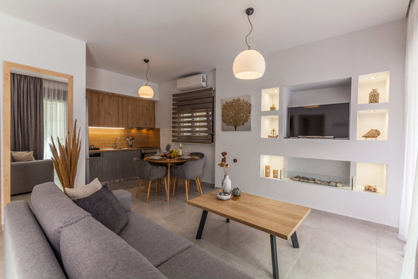 Estia is built just 100 metres from the sandy beach of Gouves, Crete.<br />This  Greece Estia Entire rental unit vacation rental 603168967692972429