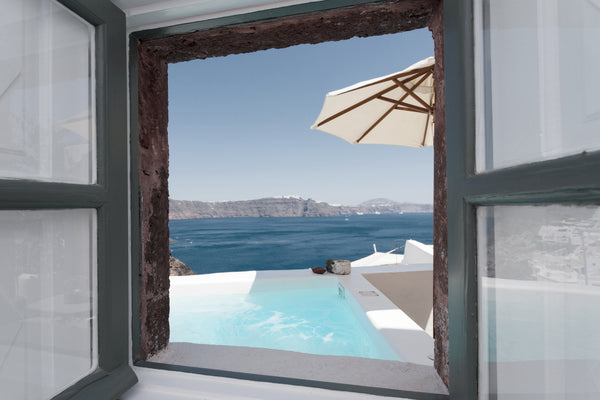 A one of a kind old cave house right in the heart of Oia, with panoramic views o Thera, Greece The Volcano Cave House by Spitia Santorini Cave vacation rental 17971880