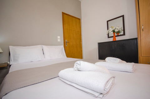 A room with one bedroom, located on the ground floor. The bedroom has one double Chania, Greece Village Drapanias Entire rental unit vacation rental 15126179