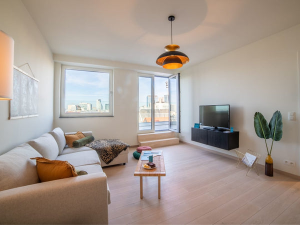 This beautiful two-bedroom apartment is full of light and the many windows are o Brussels, Belgium Sweet Inn | Sunlit  Apt. near the Royal Park Entire rental unit vacation rental 40414854