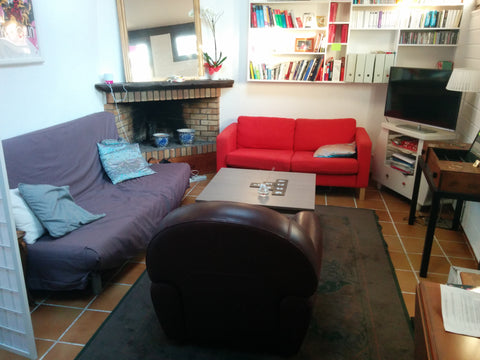 Appartement de 50m² composé d'une chambre lit double, une salle de bain avec bai Paris, France Appartement 50m² Père Lachaise Entire rental unit vacation rental 3608004