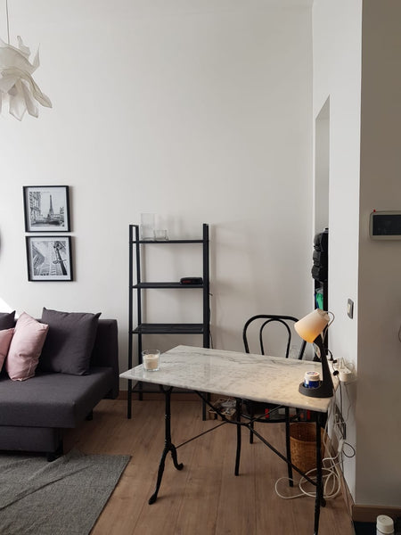 Charming studio on the ground floor with a bedroom, living room, dining area, of Paris, France Lovely studio in Ixelles Entire rental unit vacation rental 45718705