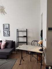 Charming studio on the ground floor with a bedroom, living room, dining area, of Paris, France Lovely studio in Ixelles Entire rental unit vacation rental 45718705