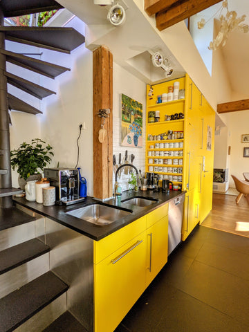 An eclectic 150 m2 attic conversion in a just off central location, complete wit  Small cocoon, rooftop & fireplace Private room in rental unit vacation rental 3182714