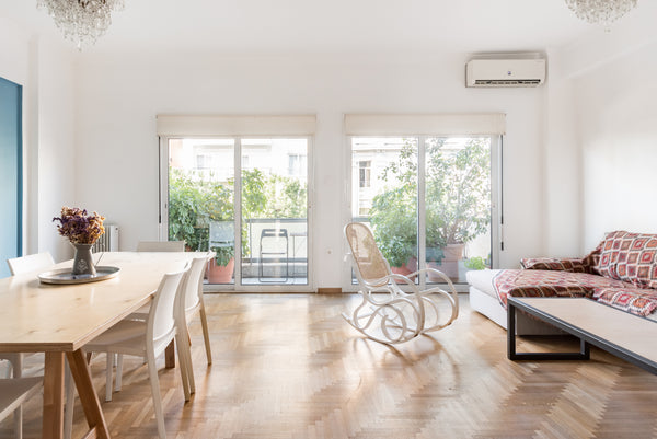 Feel like you’re floating from room to placid room within this elegant flat ador Athens, Attica, Greece Athenian Blue Family Apt Five Minutes from Acropolis Museum Entire rental unit vacation rental 19071125