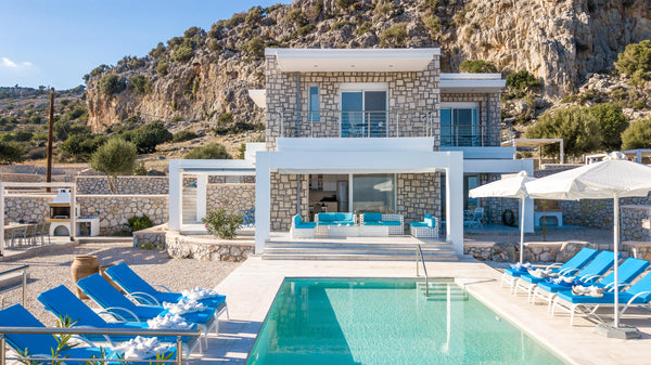Lindos Destiny Luxury Villa Horizontes is set on a hill between the villages Afa Rhodes, Greece Luxury Villa Horizontes w. heated Private Pool Entire villa vacation rental 25347954