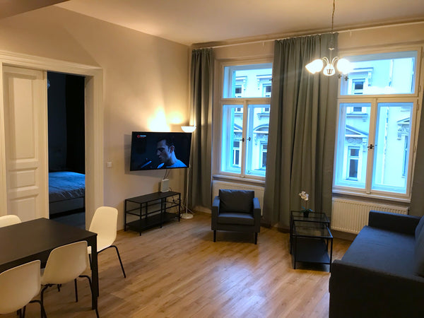 Large apartment with 3 separated bedrooms, living room with dining area, large b Hlavní město Praha, Czechia National Museum 145 sq.m. 3BDR Apartment II Entire rental unit vacation rental 41847312