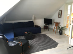 Welcome to our home. It is a lovely light 3-room apartment at Frederiksberg in a Copenhagen, Denmark Rooftop apartment in beautiful location Entire rental unit vacation rental 24095200