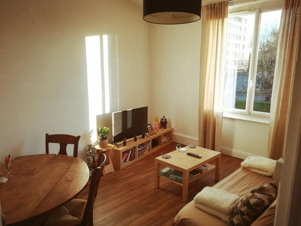 Bonjour, Hello, 안녕하세요!! ma copine Hyunseo qui est coréenne et moi qui suis franç Lyon, France Le petit nid tranquille :) Entire rental unit vacation rental 29479801