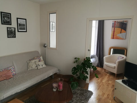 Appartement de 32m2 rénové en 2014, lumineux, rue calme, proche des métros Jules Paris, France Charmant 2 pièces proche Montmartre Entire rental unit vacation rental 13857048