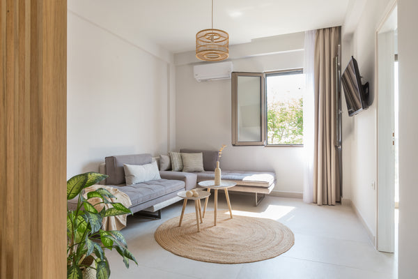 Deluxe suite 1 bedroom 44 sqm  ground floor at Calmare is perfectly located in t Rethimnon, Greece Calmare Deluxe suites GF next to the beach Entire rental unit vacation rental 50237199