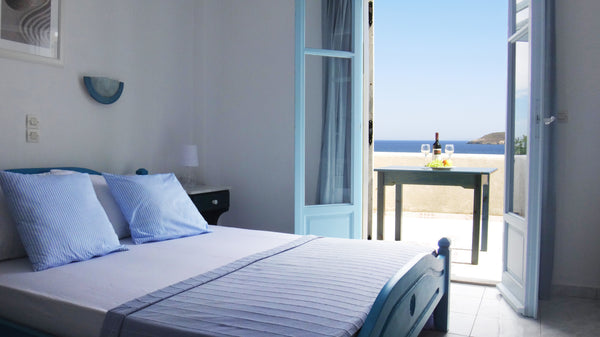 The deluxe apartment with sea view is built in the traditional island style near Athens, Greece Blue and Sea Deluxe apartment Room in serviced apartment vacation rental 6372882