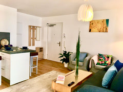 A 2 room apartment with an 11 square meter balcony. <br />A beautiful, architect Vienna, Austria Messe-Congress Central with balcony Entire rental unit vacation rental 44071890