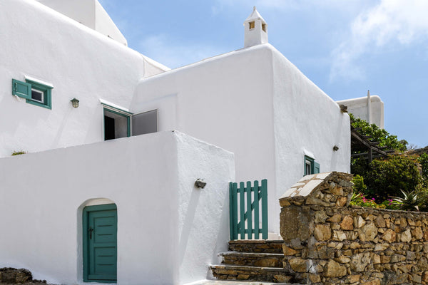 Rare,  listed traditional Cycladic home made entirely from stone ca 1800, fully  Athens, Greece Detached Cycladic Stone House with Garden Cycladic home vacation rental 32249022