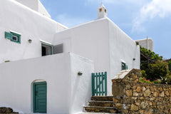 Rare,  listed traditional Cycladic home made entirely from stone ca 1800, fully  Athens, Greece Detached Cycladic Stone House with Garden Cycladic home vacation rental 32249022