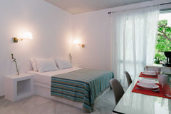 The room is on the ground floor of a 7 apartment building. Its centrally located Greece Alkithea Rooms - Garden View No1 Room in hotel vacation rental 20325140