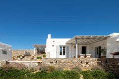 Exochi Traditional Houses is a complex of 3 totally independent and fully equipp Greece "Exochi" - 3 traditional sea view houses Cycladic home vacation rental 18011688