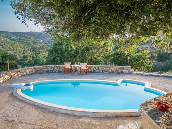 Villa Limeri is 15 km away from the main town of Rethymnon and 15 min drive from Rethimnon, Greece Stone Built Private villa w/pool+BBQ+Shaded Patio Entire villa vacation rental 1272461