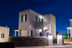 Villa Delos is a 60m2 double floor maisonette with large balconies which offer a Mikonos, Greece Villa Delos Mykonos4Islands Cycladic home vacation rental 12670584