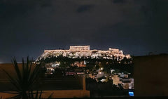 Cosy place on a spacious private roof terrace with a 320° panoramic view of Athe GR Majestic Acropolis & Panoramic Athens View Studio Entire condo vacation rental 564374428615458402