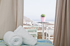 Facing the sea, those 25sqm studios consist of one open plan area with two singl  Niriides Sea View STUDIO Room in boutique hotel vacation rental 3787224
