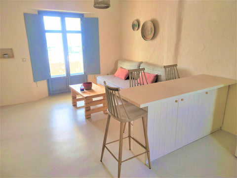 Lovely, newly-built house, comprised of 2 bedrooms, 1 bathroom, open-plan kitche Drios, Greece Mosaic Cozy Suite - Amazing View ! Cycladic home vacation rental 52833239