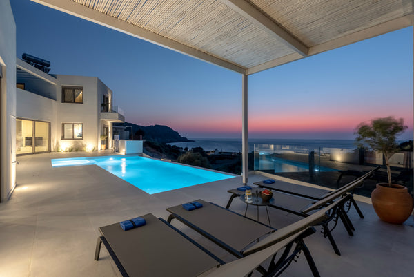 Villa Oxygen is located in Sfinari, a small remote village west of Crete. Walkin Chania, Greece Luxury Villa Oxygen in Sfinari with sunset views Entire villa vacation rental 682514172209861137