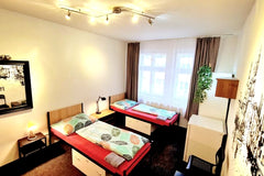 Cozy hostel room with shared bathroom in the very center of Prague 1 on Wencesla Prague, Czechia Quiet room for 4 on Wenceslas Square Private room in hostel vacation rental 53917186