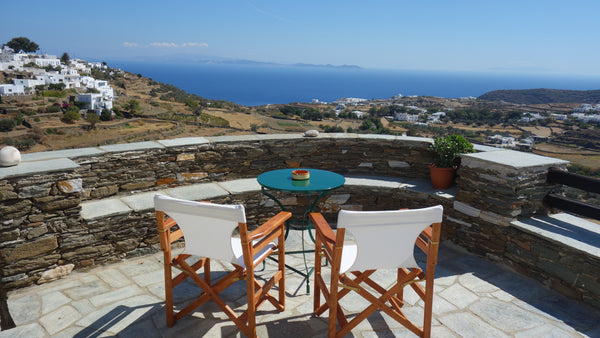 A traditional stone house set on the hill of Ano Petali.Its large veranda and th Greece Sailing House Cycladic home vacation rental 12239663