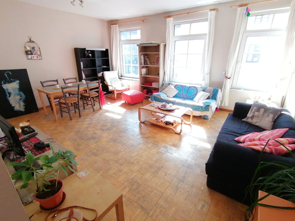 A cosy room in a perfectly located duplex in Ixelles (in colocation with me)-->   Duplex! ★ One bedroom in the ❤ of the EU district! Private room in rental unit vacation rental 610569010985015556