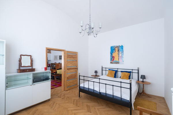 My flat fits for bigger families - parents and 3 children,friends, couples and s  Charming apartment  with courtyeard in the centre Entire rental unit vacation rental 34141224