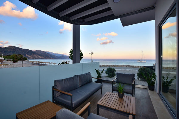 Gonis Grand Luxury Suite is located on the beachfront exactly in front of Chalik Palaiochora, Greece Gonis Grand Luxury Suite Entire serviced apartment vacation rental 50420604