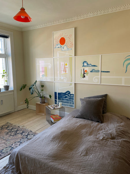 Sunny apt in family walk-up on quiet street in Frederiksberg, posh hood, 5 min w Copenhagen, Denmark Sunny & artsy central 1-bedroom in quiet building Entire rental unit vacation rental 615023536126470013