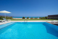 Beach villa I is the west of two seafront, modern 4-bedroom villas each with a p Chania, Greece Beach Villa I, 4 BD, 3 BA, private pool, seafront! Entire villa vacation rental 20528926