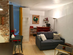 Spacious and decorated apartment of 35m2, ideal for a couple wishing to explore  Paris, France Loft inspired appartment with separate bedroom Entire rental unit vacation rental 20011944