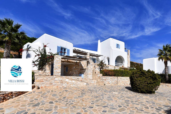 Bellissima villa in stile Cicladico con vista mozzafiato sul Mar Egeo e le isole Faenza, Italy Villa panoramica vista mare, Paros, Grecia Entire villa vacation rental 41603593