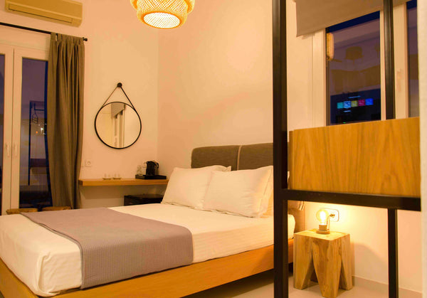 Elegant and minimal room renovated in 2018 and fully equipped (nespresso machine Athens, Greece Bright Double Downtown - Tinos Room in hotel vacation rental 25577604