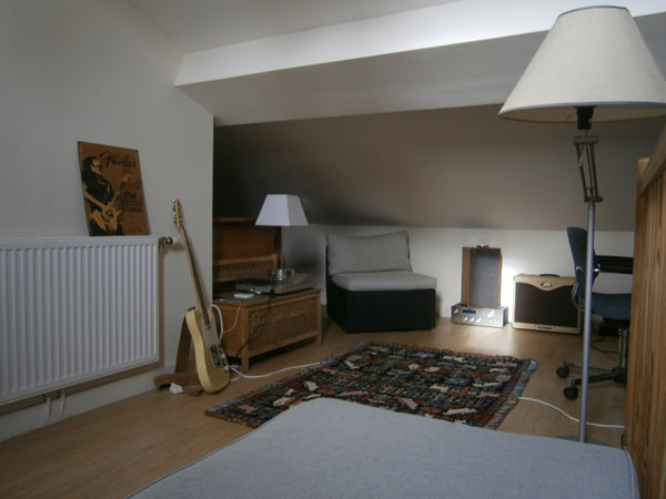chambre en mezzanine avec salle de bain indépendante et toilettes indépendants i Lyon, France chambre en mezzanine Private room in rental unit vacation rental 22023141