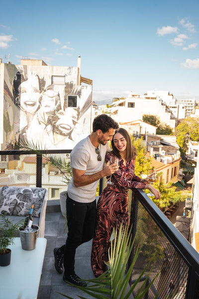 Modernly decorated rooms offering a range of quality and comfort. Well equipped  GR MELO Athens -  2 bed Suite with Jacuzzi & Balcony Room in boutique hotel vacation rental 53058727